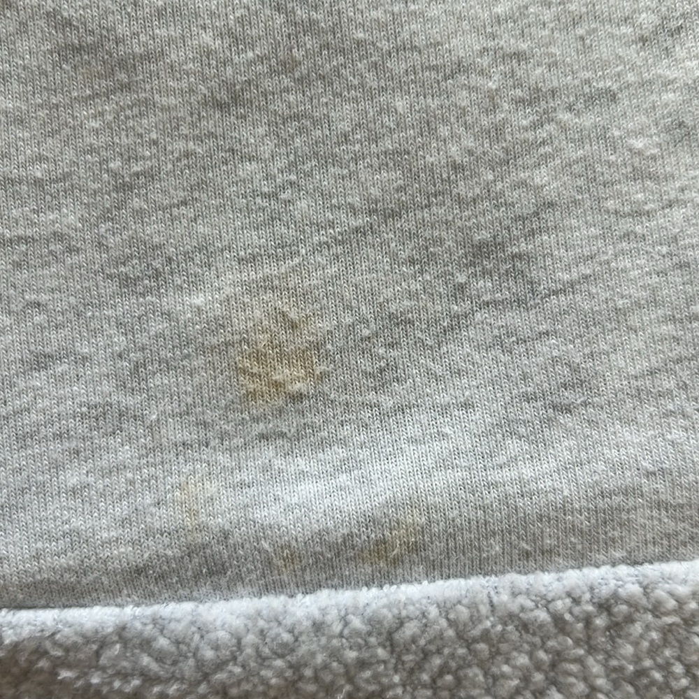 Women’s GAP Light Gray Striped Sweatshirt - Picture 6 of 7